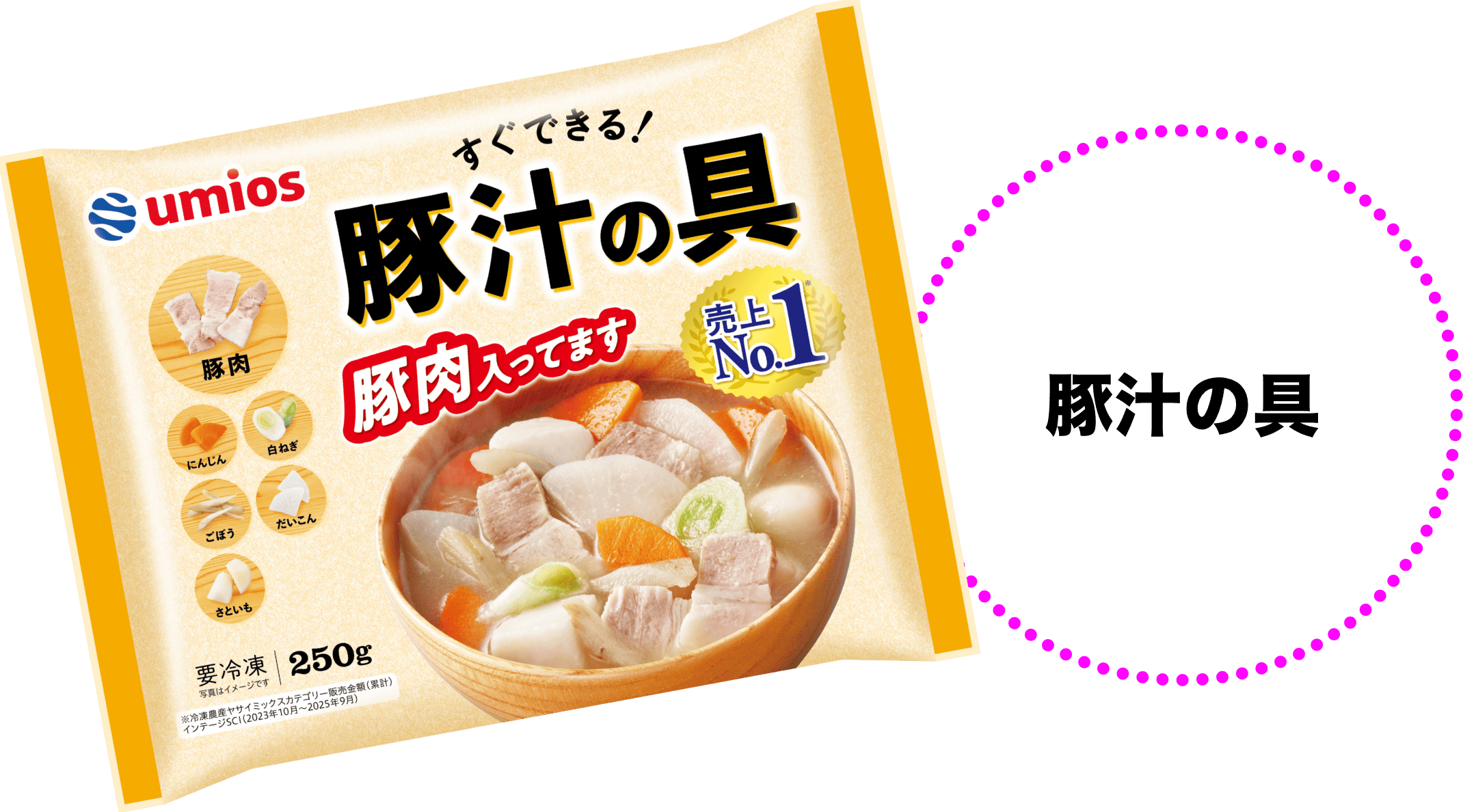 パッケージ写真：すぐできる豚汁の具