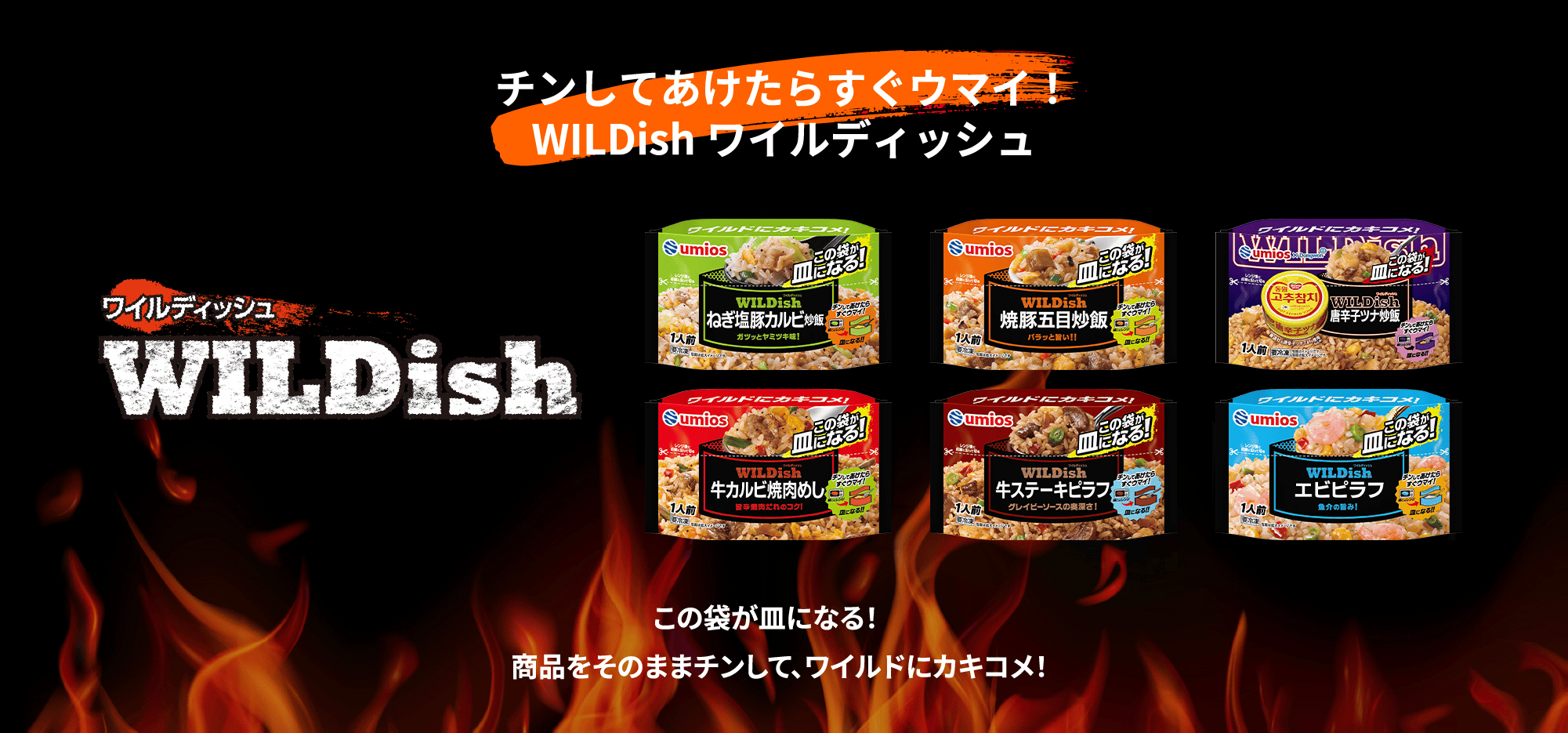 チンしてあけたらすぐウマイ！WILDishワイルディッシュ